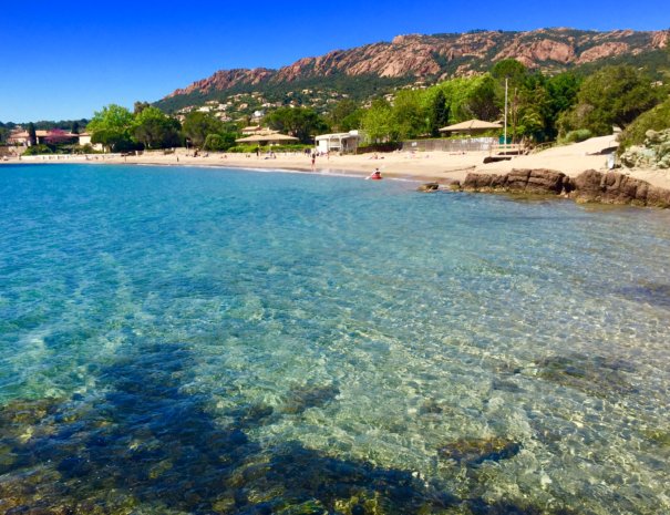 La plage à 250 m